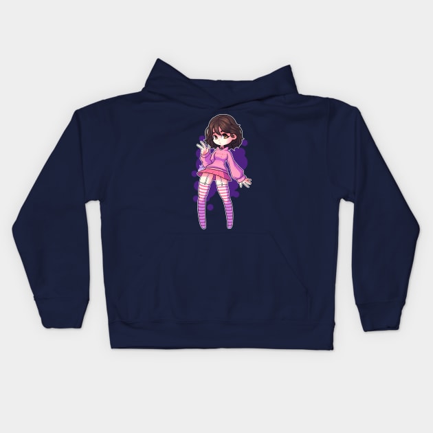 Yes Daddy Kawaii Girl Kids Hoodie by Chrivart